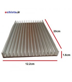 هیت سینک 16 پره آلومینیومی 200*122*16mm