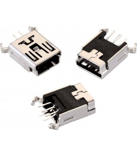کانکتور مادگی مینی USB ایستاده