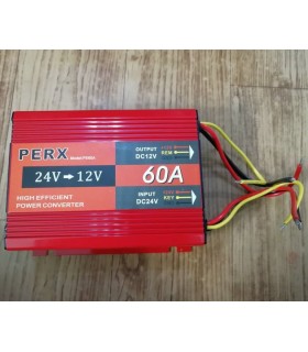 مبدل 24 به 12 ولت 60 آمپر PERX شش سیم