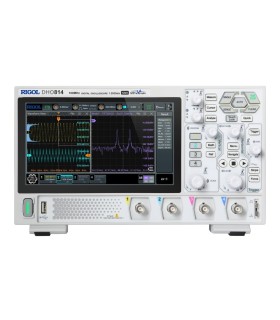 اسیلوسکوپ لمسی Rigol DHO814 چهار کانال 100MHz ریگول 1.25GSa/s
