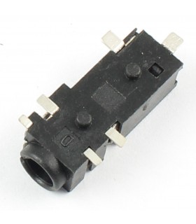فیش مادگی AUX 3.5mm سه خط SMD شش پایه