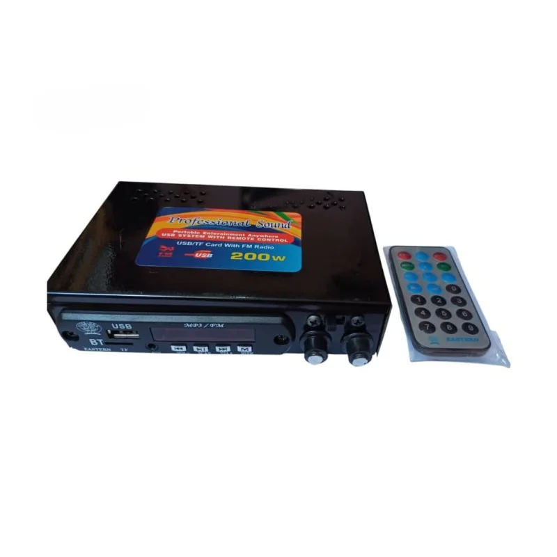 آمپلی فایر بلوتوثی فلش خور 12 ولت 200W اقتصادی BTL-4440