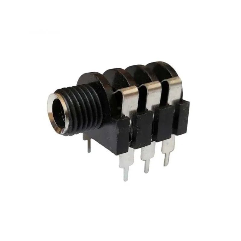 فیش میکروفن مادگی روبردی استریو مرغوب 6.35mm