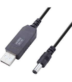 کابل تبدیل USB به آداپتور DC نری 9 ولت