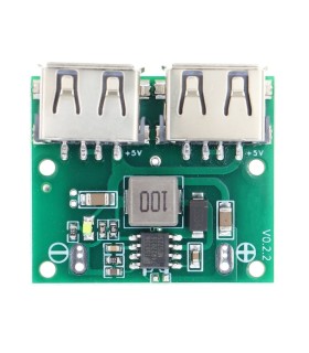 ماژول کاهنده 3 آمپر HW-681 با 2 خروجی USB 5V