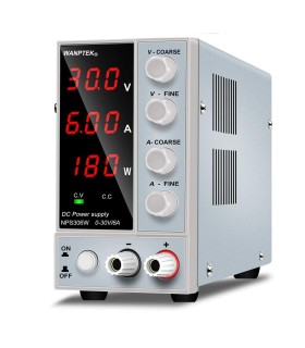 منبع تغذیه 30 ولت 6 آمپر سوئیچینگ WANPTEK مدل NPS306W