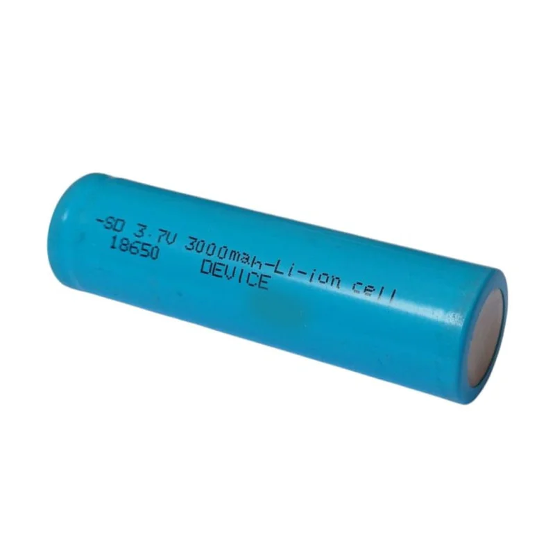 باتری لیتیومی 3.7 ولت 18650 مدل 3000mAh سرتخت