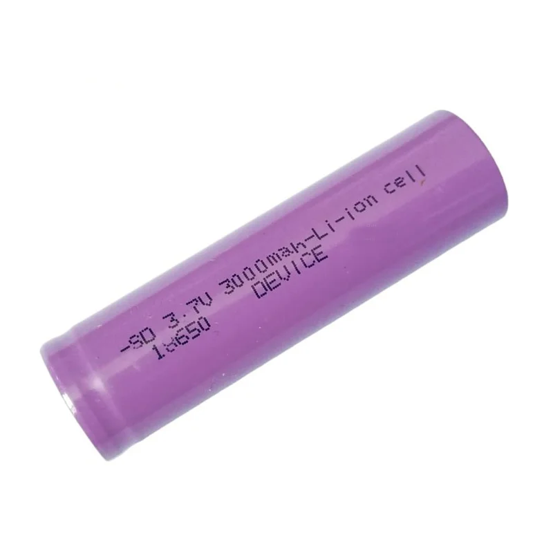 باتری 18650 لیتیوم یون 3.7 ولت 3000mAh