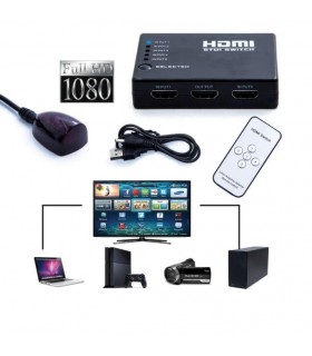 سوئیچ 5 به 1 پورت HDMI با کنترل مدل Full HD