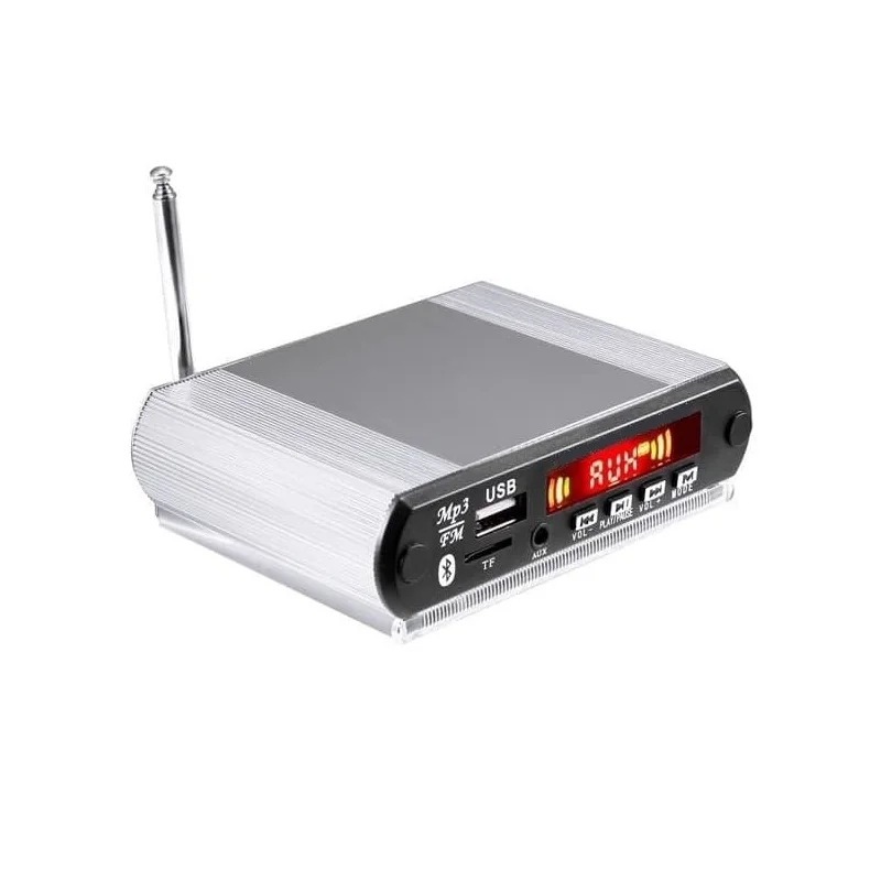 پخش کننده MP3 پلیر بلوتوثی فلش خور، مموری و AUX جعبه فلزی