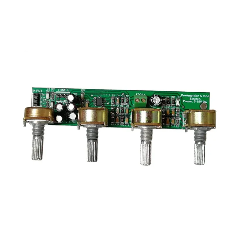 پری آمپلی فایر با تون کنترل حرفه ای استریو 12V
