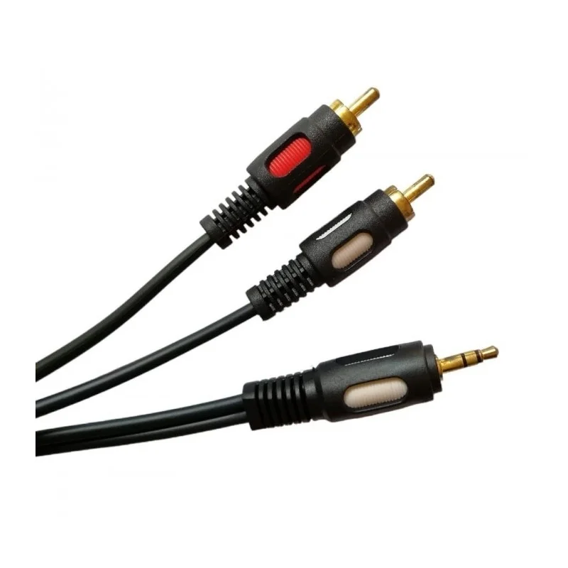 کابل 1 به 2 صدا AUX به AV ضخیم 1.5 متری