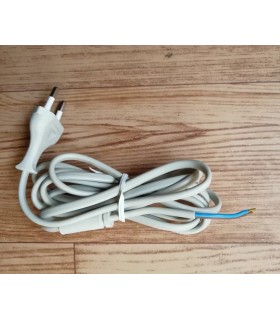 کابل دو شاخه برق 2 متری 2*0.75 گلند دار