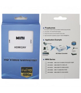 مبدل HDMI به AV سه فیش MINI مدل UP