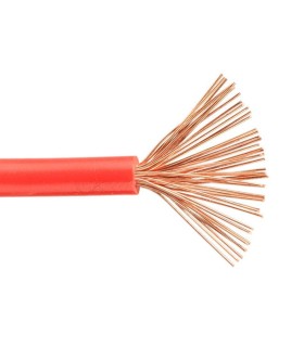 سیم افشان 0.5 میلی‌متر قرمز 1x0.5mm - متری