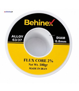 سیم لحیم 100 گرمی بهینکس 0.8mm