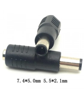تبدیل فیش آداپتور 2.1*5.5mm به 7.4*5.0mm