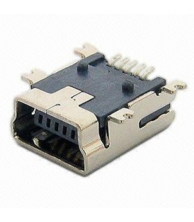 کانکتور مادگی Mini USB روبردی SMD