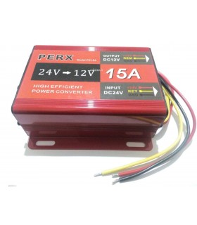 مبدل 24 به 12 ولت 15 آمپر DC-DC کاهنده PERX شش سیم